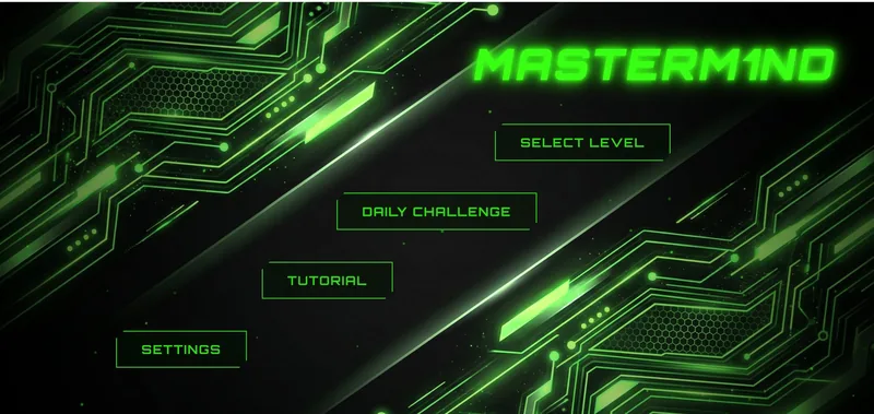 MASTERM1ND main menu