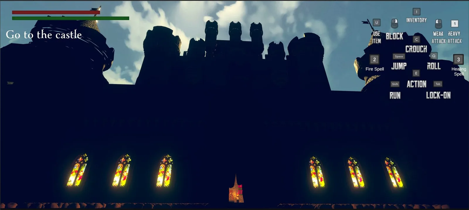 The castle at Ogros